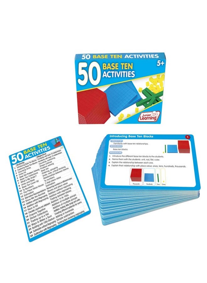 Junior Learning JL326 50 Base Ten Activities, Multi - Image 3